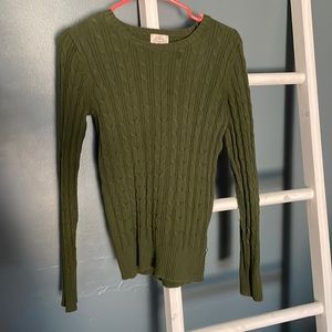 Green sweater
